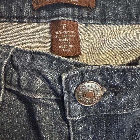 The Limited Women Size 12 Classic Blue Denim Jeans - Picture 3 of 5